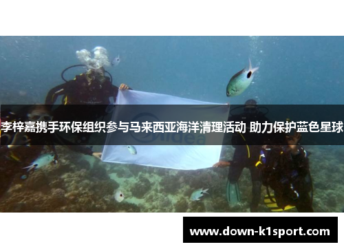 李梓嘉携手环保组织参与马来西亚海洋清理活动 助力保护蓝色星球